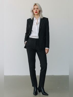 Zadig & Voltaire Black Crystal Dot Blazer